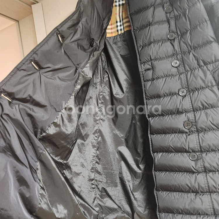버버리 패딩 롱패딩 달마튼 블랙 (M) 정품--7