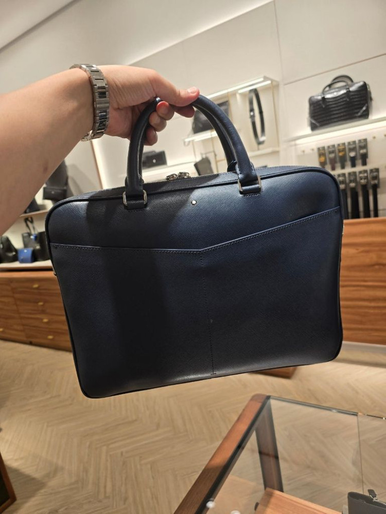 해외몽블랑 서류가방 브리프케이스 토트 MB130095--1