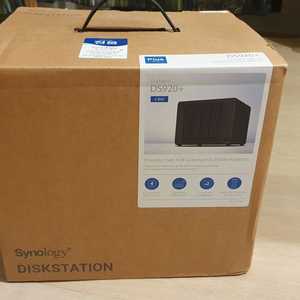 synology Nas DS920+ 시놀로지 나스 풀박