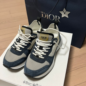 DIOR 디올 B25 러너스니커즈 네이비 250(38)