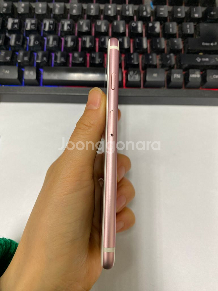 아이폰6S 로즈골드 액정+테두리SS급 64GB 100%--5