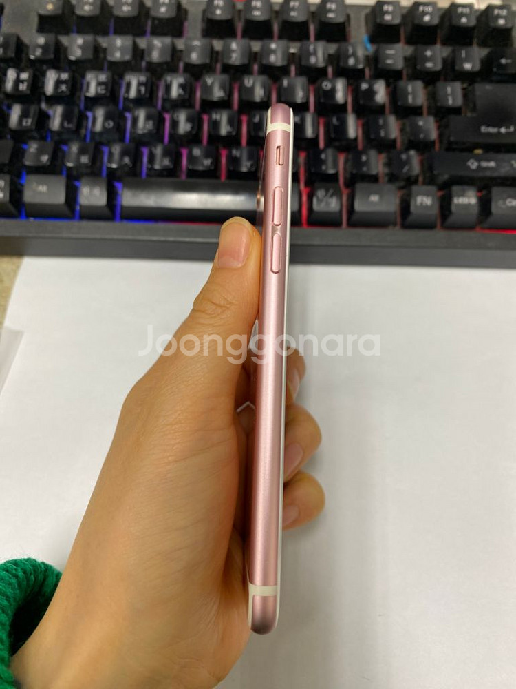 아이폰6S 로즈골드 액정+테두리SS급 64GB 100%--4