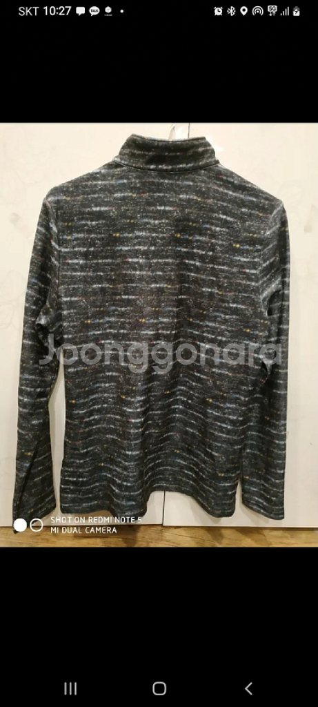 100여 휠라 후리스 반집업 티셔츠--1