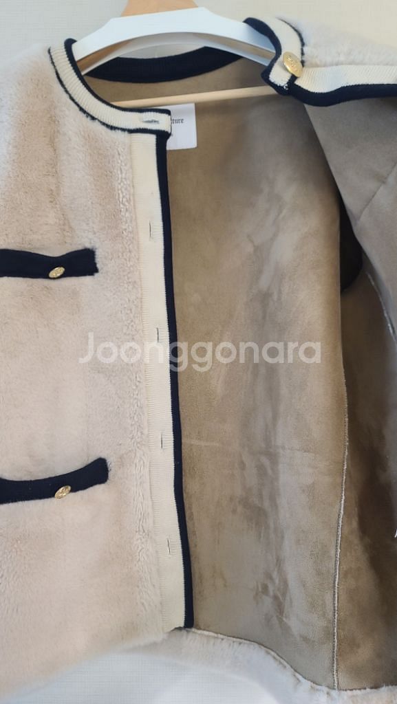 [쥬시꾸뛰르]포 포켓 퍼 코트--7