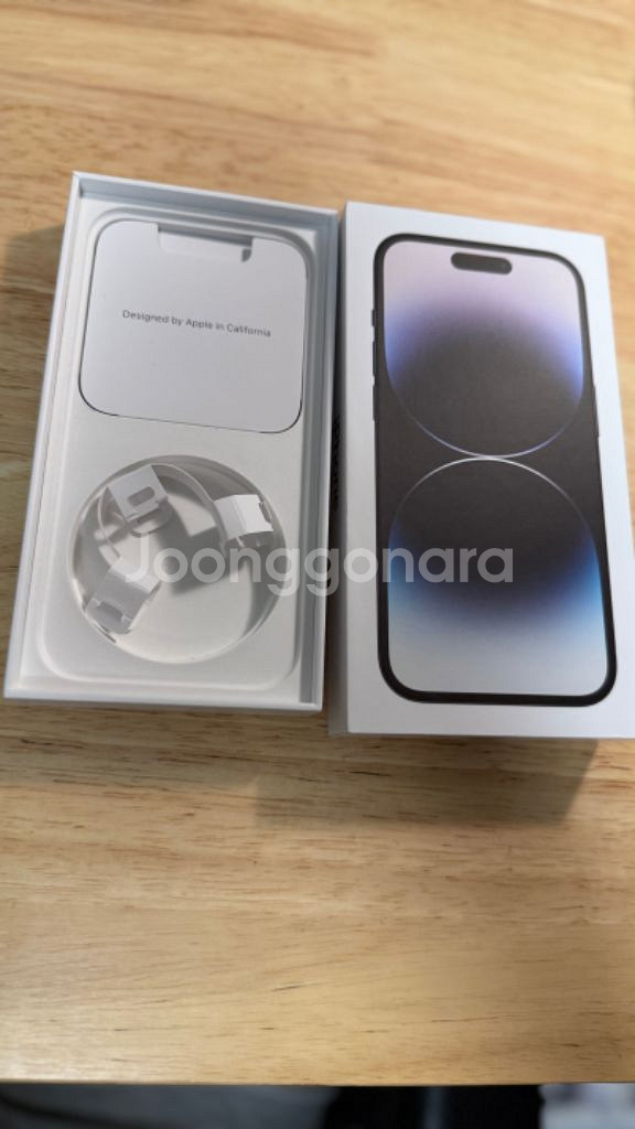 유럽판 무음 아이폰14프로 256GB 후면 파손--3