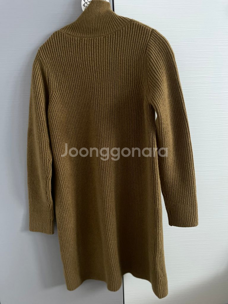 자라 하프터틀넥 롱 니트 겸 원피스 스몰--7