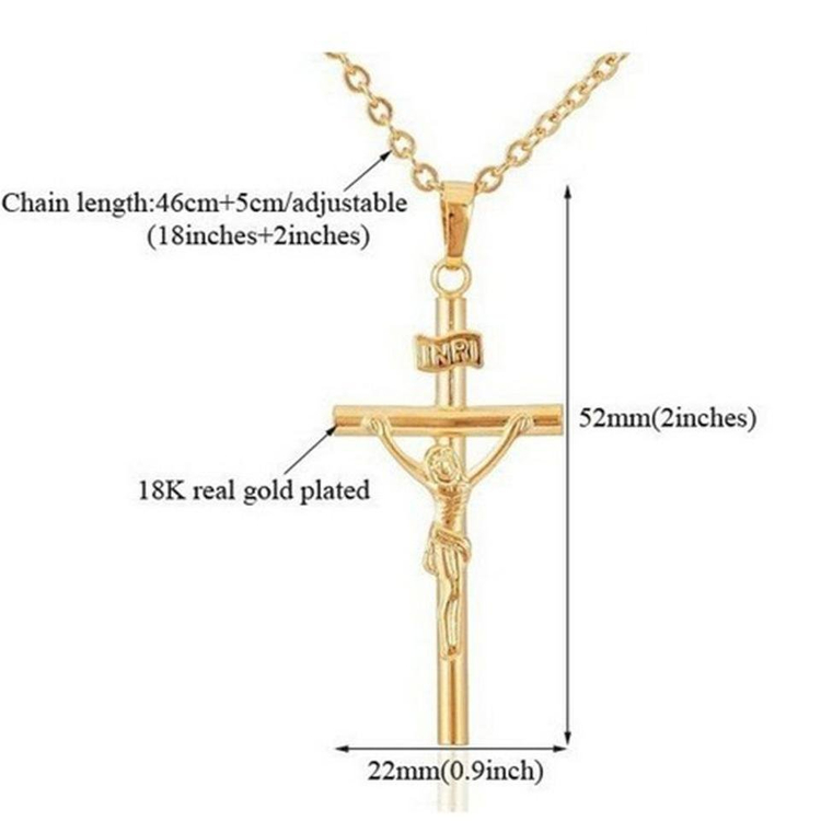 새 랜덤 발송 십자가 예수님 목걸이 기념 선물 이미지