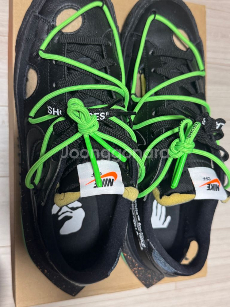 나이키 오프화이트 블레이저 로우 블랙 280--4