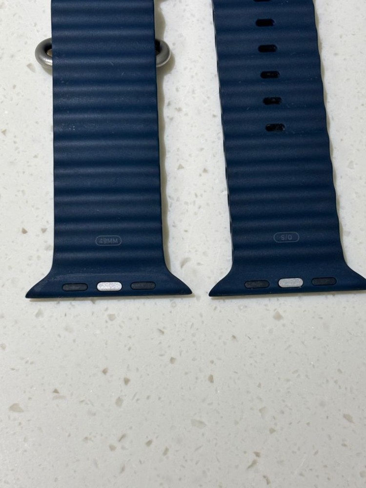 애플워치 울트라 스트랩 오션밴드 네이비 [S급]--1