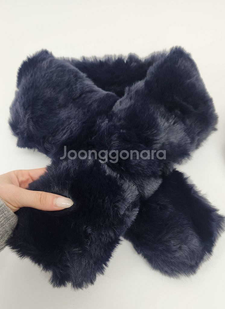 퍼목도리, 넥워머 2개--0