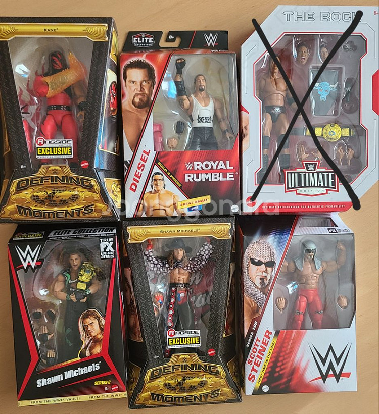 WWE 피규어 미개봉 판매합니다.--0