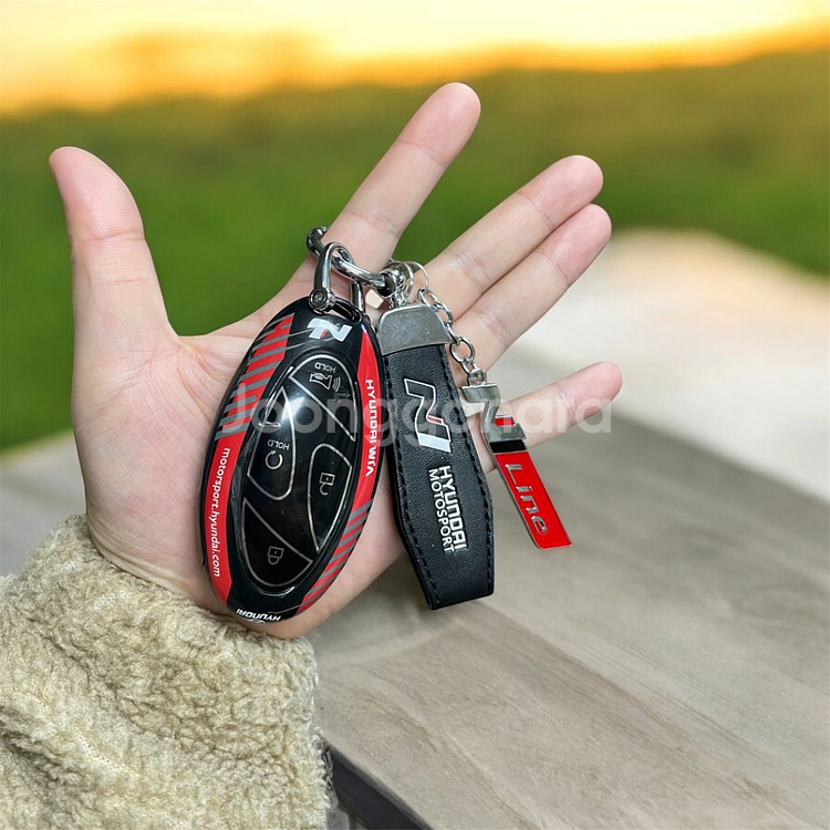 현대 아반테 그랜저 키홀더 키케이스 세트 N라인 디자인--3