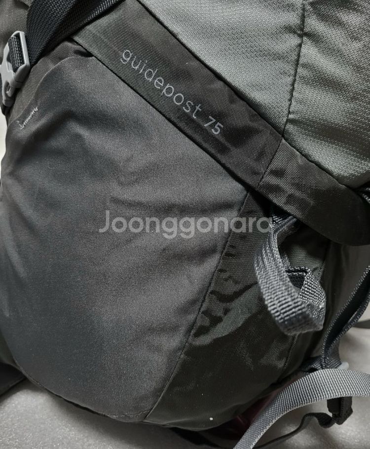 툴레 가이드포스트 75 비박등산배낭 장기여행 75L--8