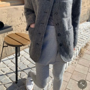 르아브르 하프코트 울자켓