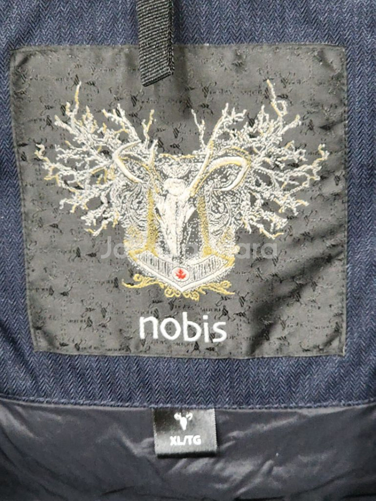 (S) 노비스 패딩점퍼 네이비 후드 다운자켓 매장판--2