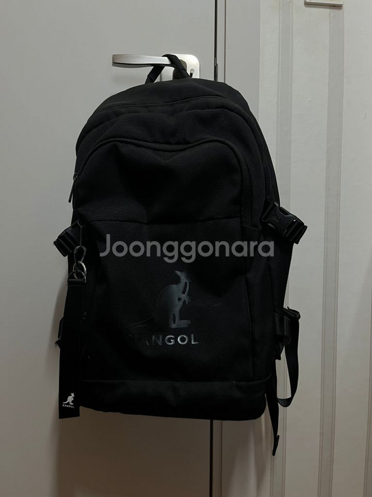 캉골 백팩 검정색 신학기 가방--0