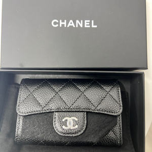 (새제품) 샤넬 클똑 클래식 똑딱이 지갑 ap0214