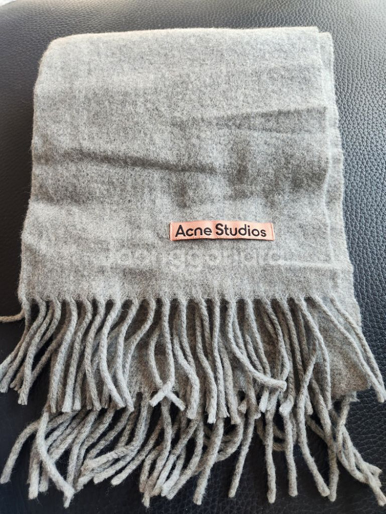 새상품 아크네스튜디오 캐나다 네로우 울 스카프 머플러--0