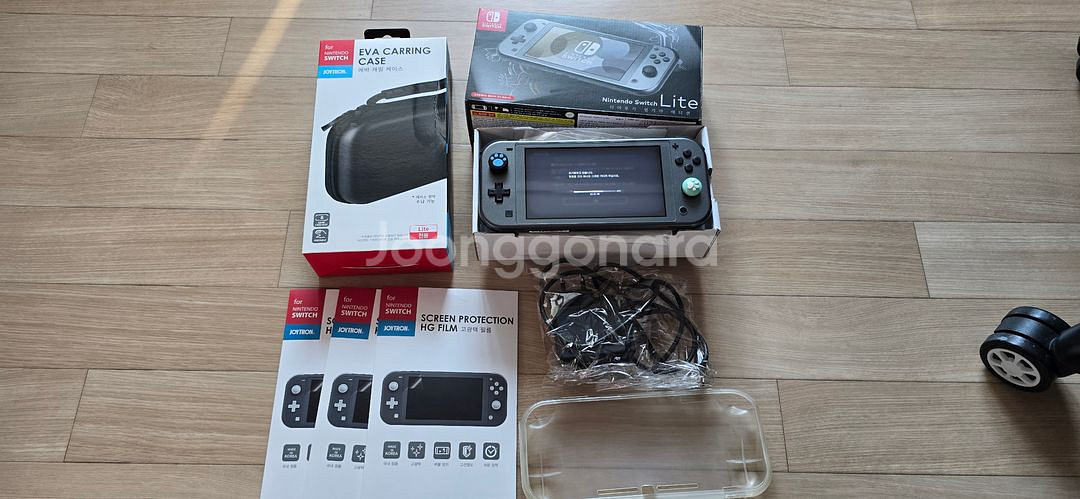 닌텐도스위치라이트 디아루가 펄기아 에디션 팝니다--0