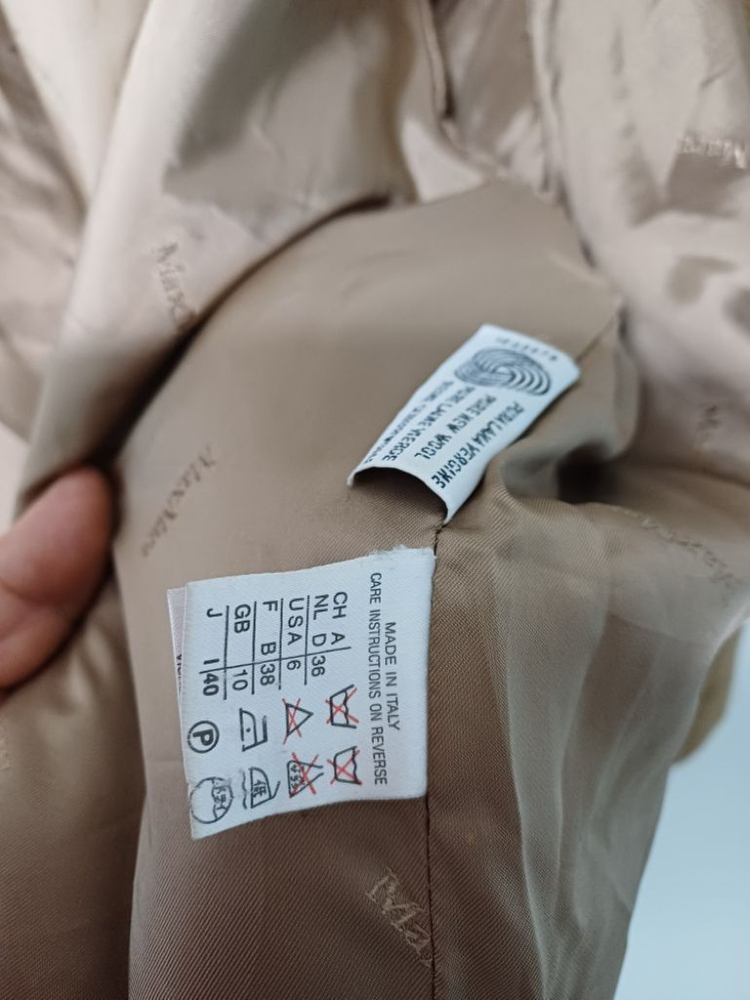 명품 막스마라 오버핏 모직 하프코트(새상품급.오버핏95--7