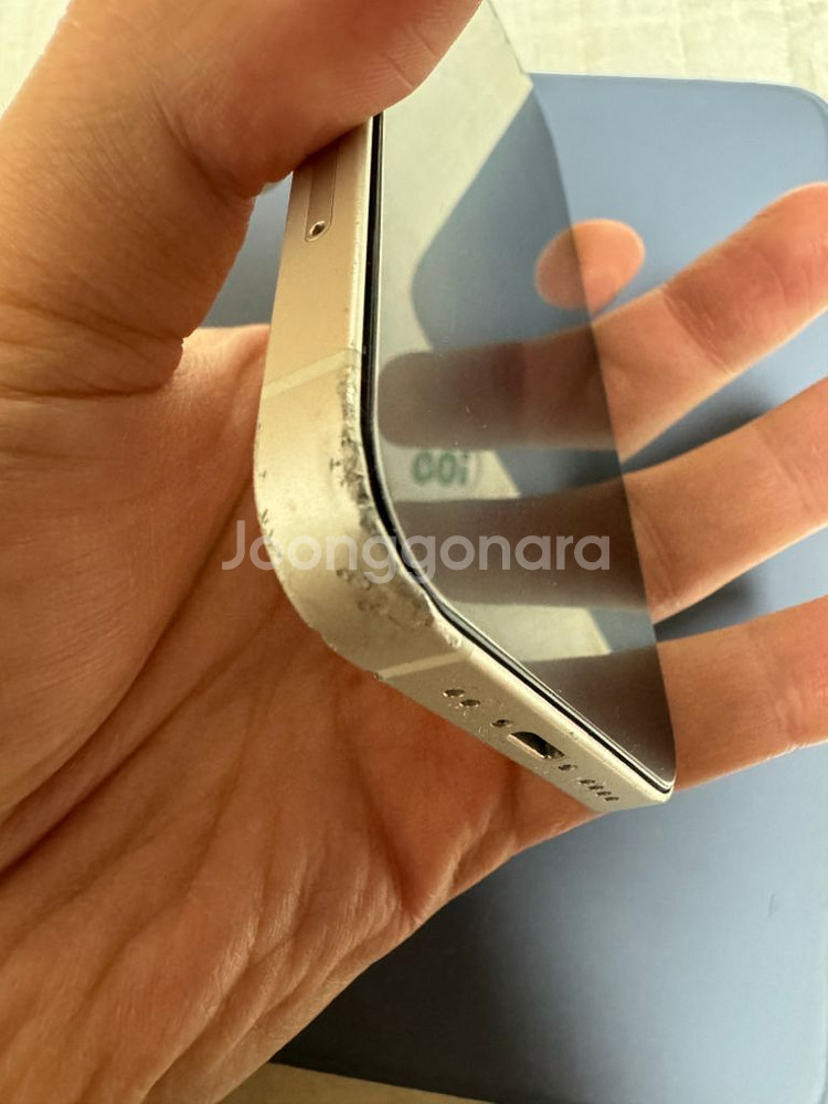 아이폰12미니 128기가 화이트 (후면파손)--4