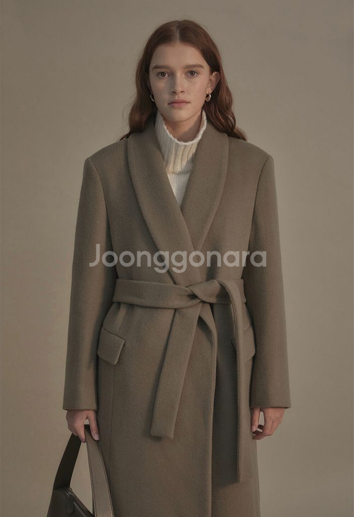 낫띵리튼 램스울 100% 롱 코트--0