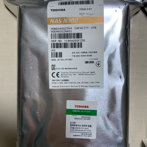 도시바 N300 4TB NAS용 HDD 새제품