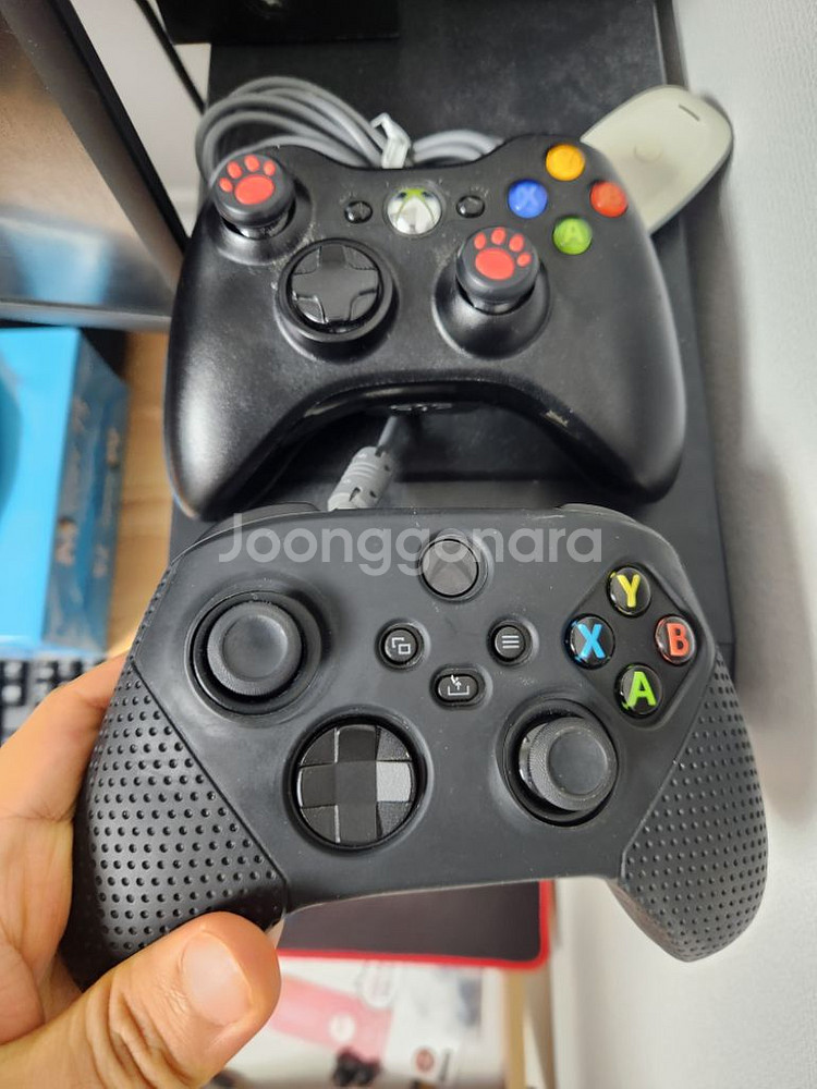 xbox 4세대 컨트롤러,360컨트롤러 +리시버--0