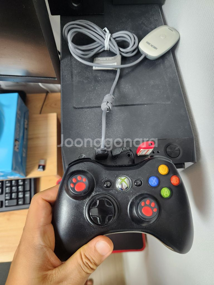 xbox 4세대 컨트롤러,360컨트롤러 +리시버--1