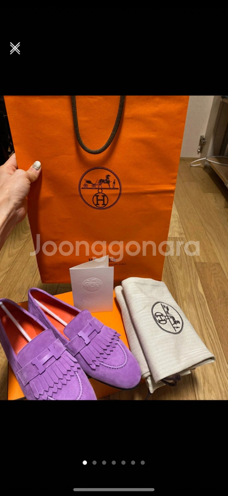 에르메스 정품 새상품 38size--0