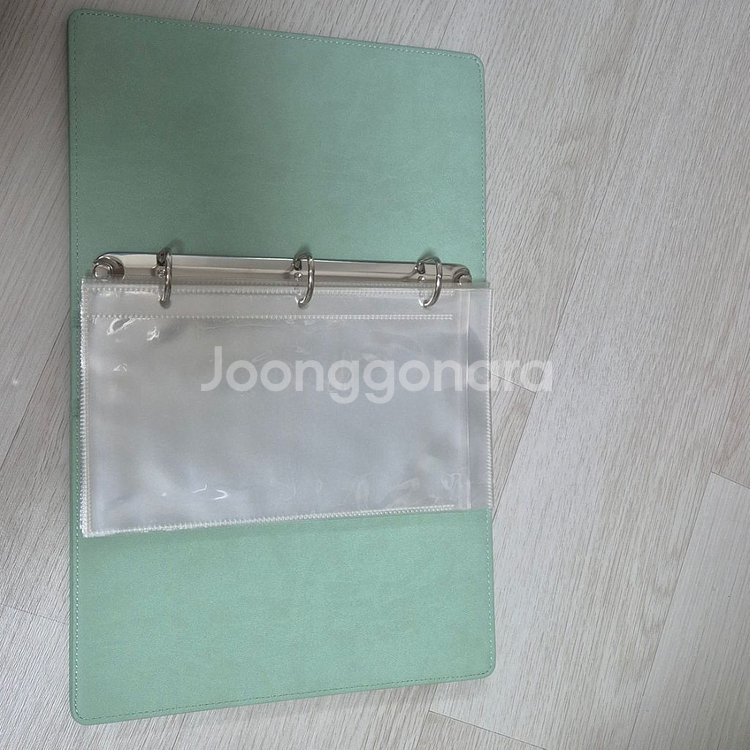 3공 바인더 + 포켓 투명 속지 25p+ 리필 25p--1