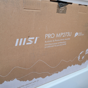 MSI MP273U 27인치 4K UHD 모니터 신동품