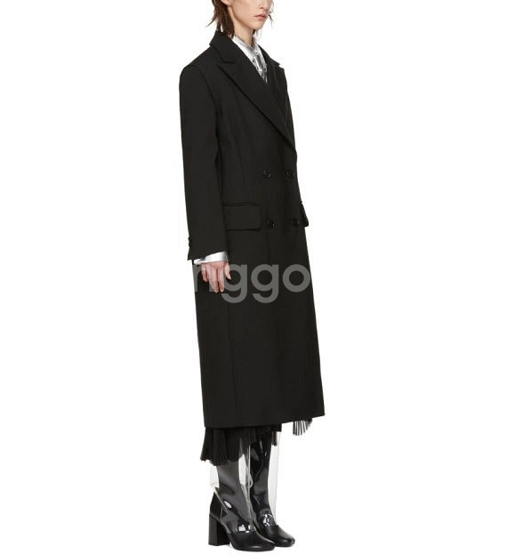 MM6 메종 마르지엘라 더블 브레스티드 코트--1