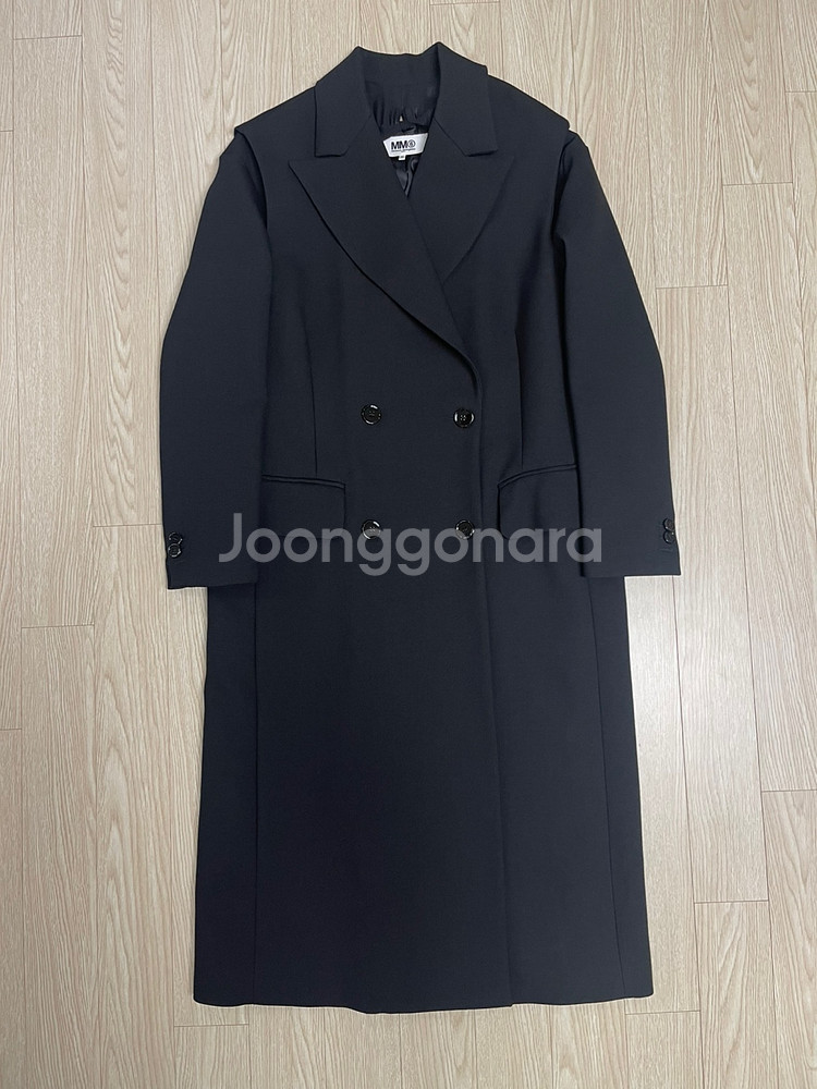 MM6 메종 마르지엘라 더블 브레스티드 코트--5