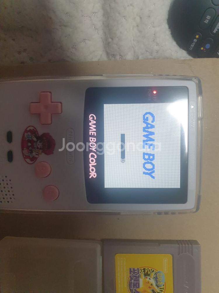 닌텐도 게임보이컬러 포켓몬 팩2개 포함 백라이트--3