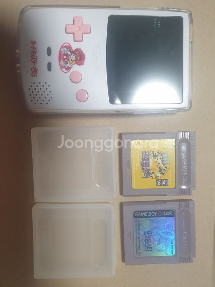 닌텐도 게임보이컬러 포켓몬 팩2개 포함 백라이트--5