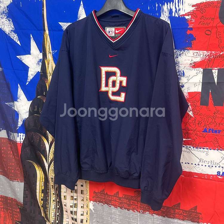 s급 나이키 마제스틱 오버핏 워싱턴DC웜업 L100--1