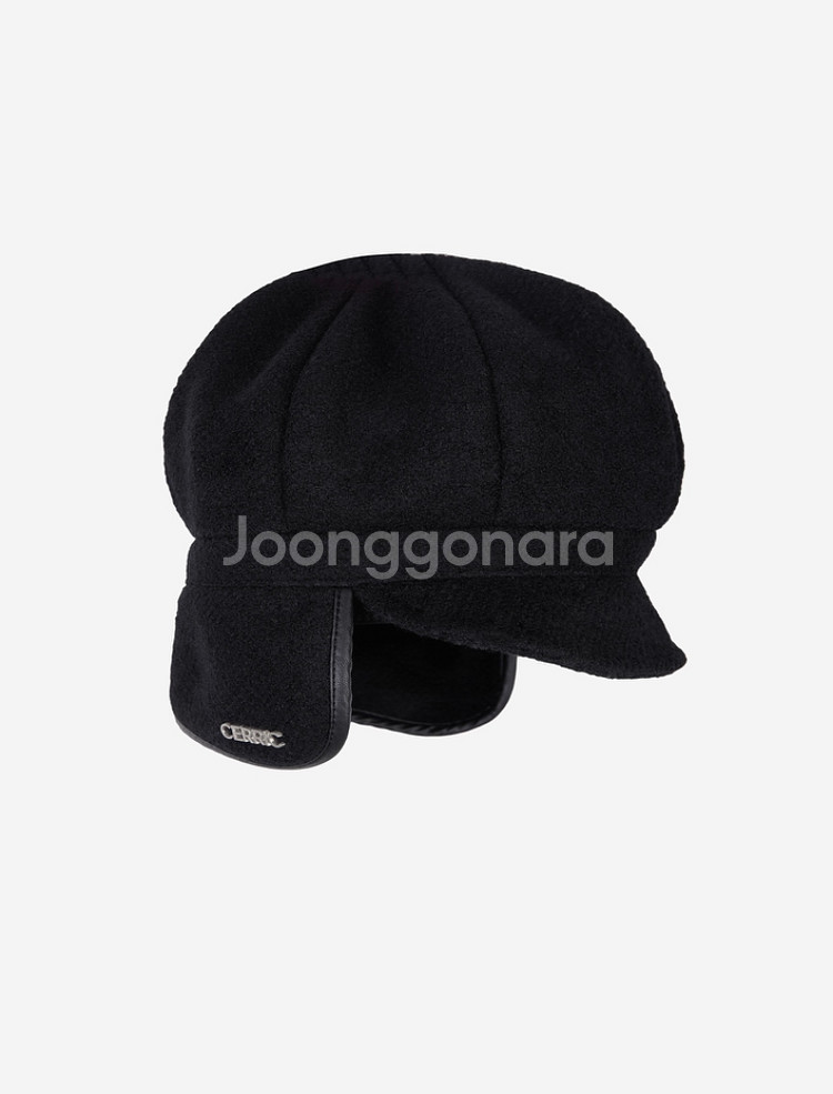 세릭 모자 WOOL NEWSBOY CAP / BLACK--0