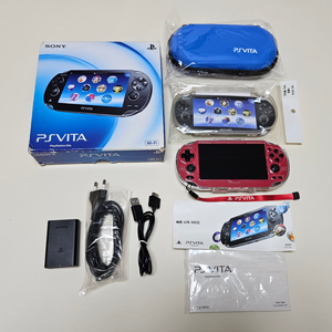 PS VITA 1세대 512G 코스믹레드 블랙 박스풀셋