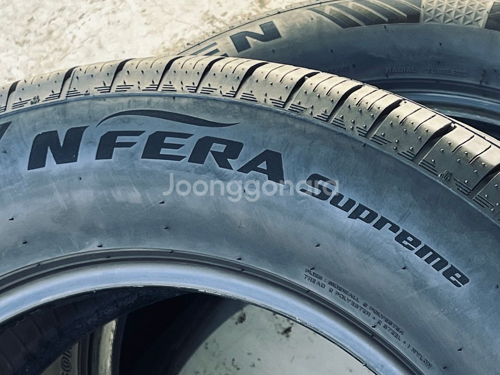 255 60 18 넥센타이어 엔페라 슈프림 중고타이어--2