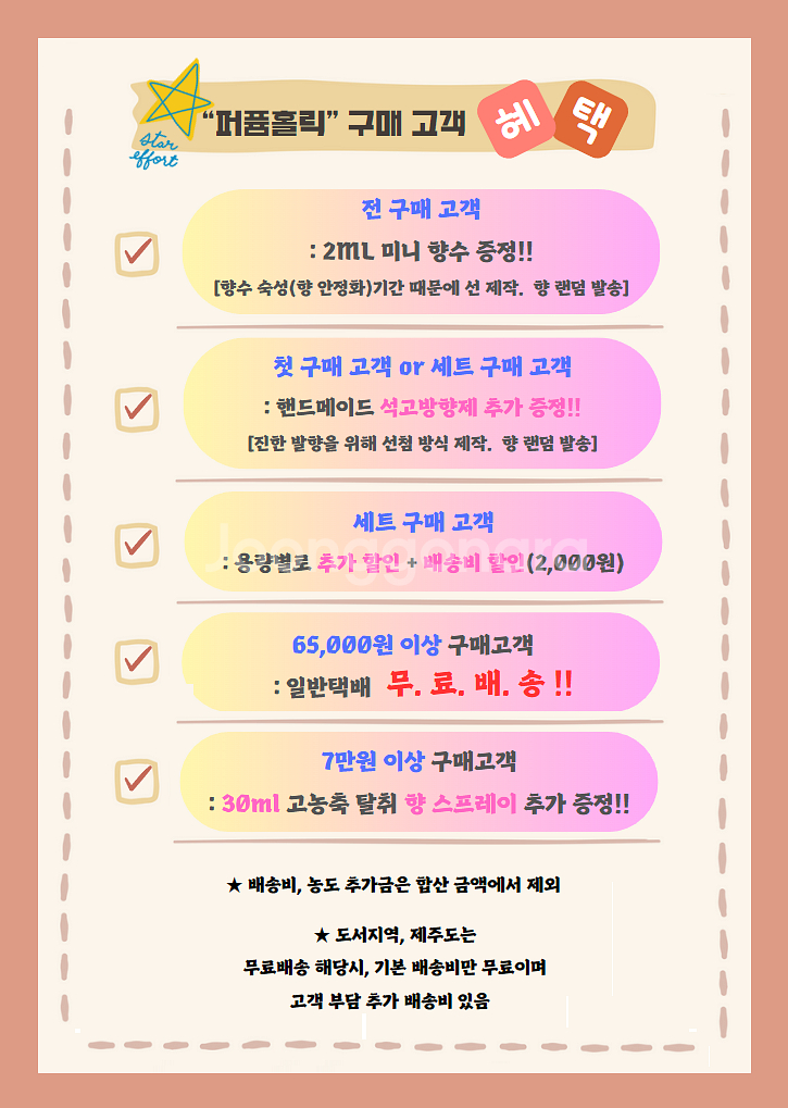 50ml [러쉬ㅡ 로즈잼 type] 퍼퓸 니치 향수--5