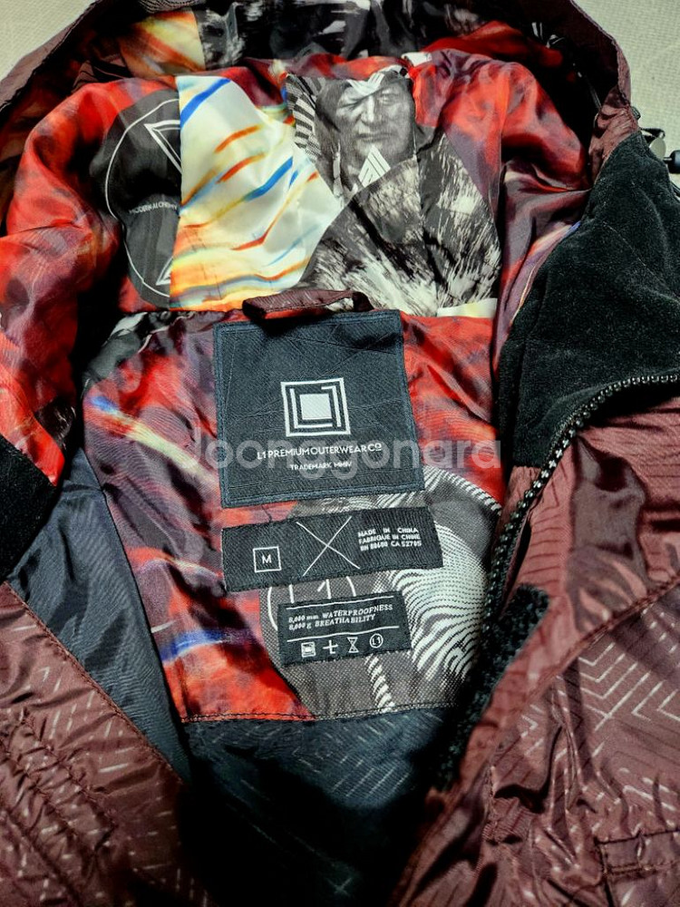 엘원 L1 프리미엄 보드복 자켓 M 사이즈--1