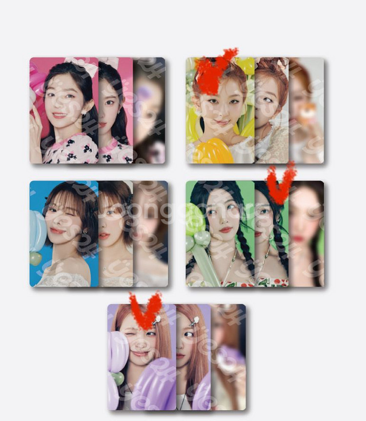 레드벨벳 팬콘 트레카 판매 / 교환 합니다--1