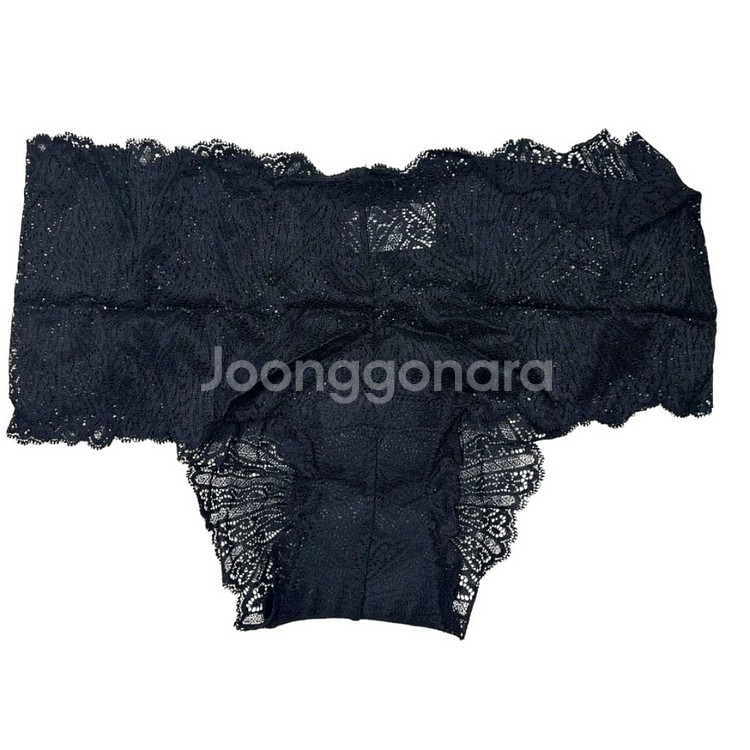 여성팬티 레이스팬티 검정 L | 24122465+E--2
