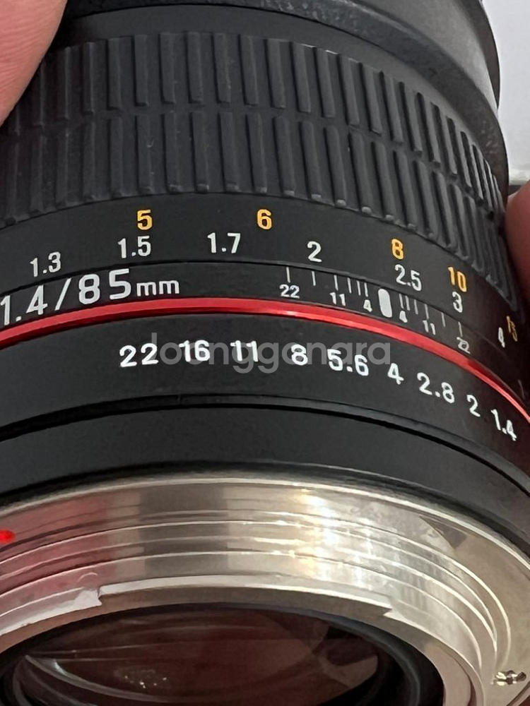 삼양 수동렌즈 85mm F1.4 AS IF UMC 캐논--5