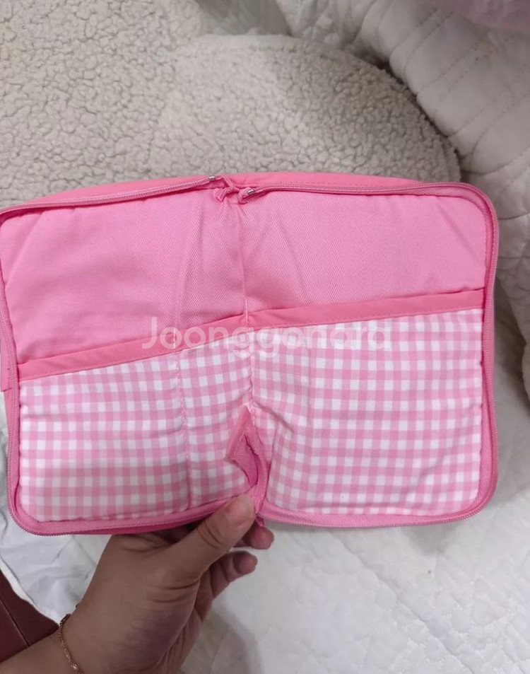 고전 키티 체리 앵두 파우치 보관 수납 정리--1