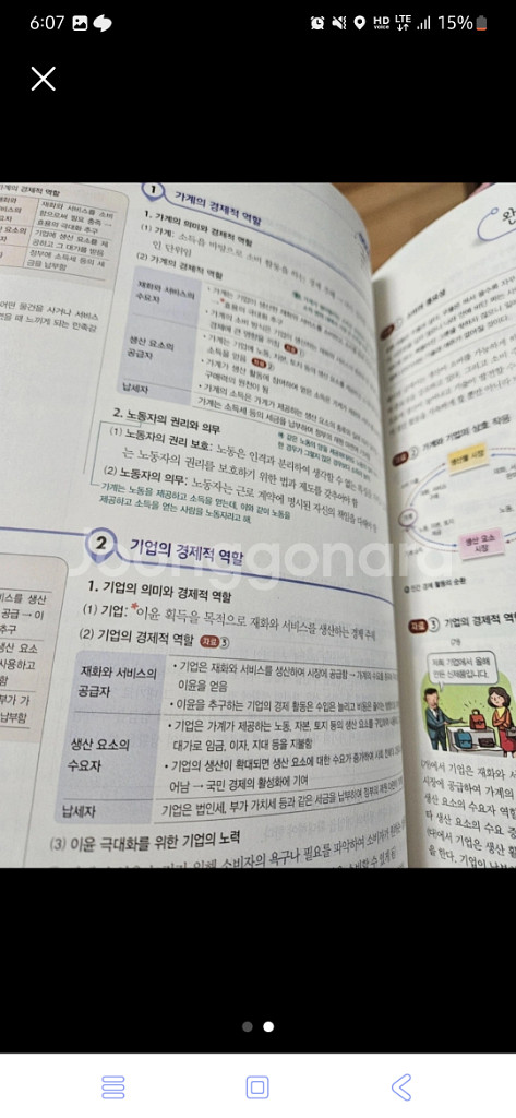 메가스터디 완자 경제 문제집--1