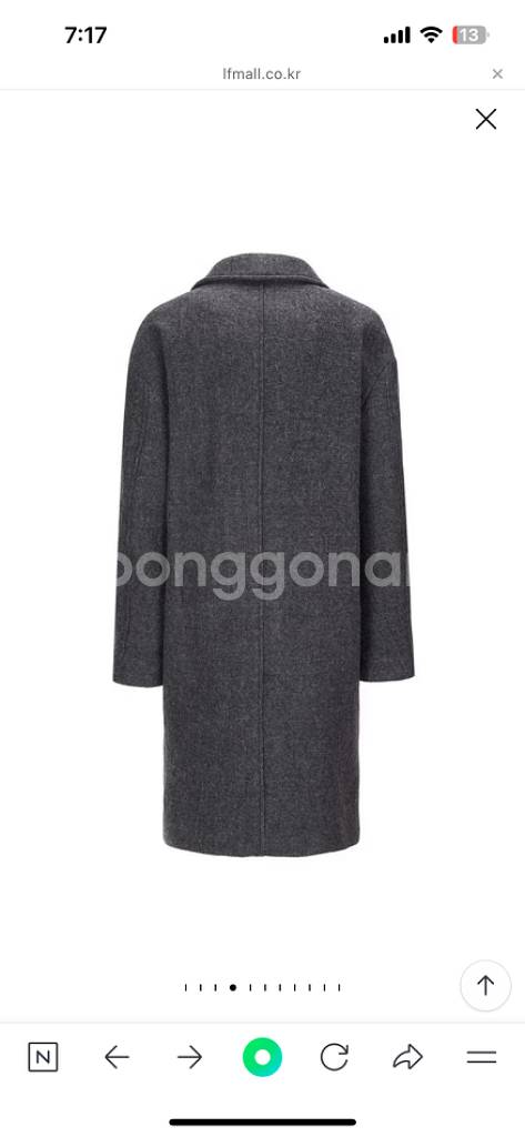 이자벨마랑 남자코트 L사이즈 팝니다 (반오버핏,새상품)--3