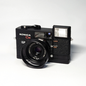 KONICA C35 EF. 필름카메라.정상작동