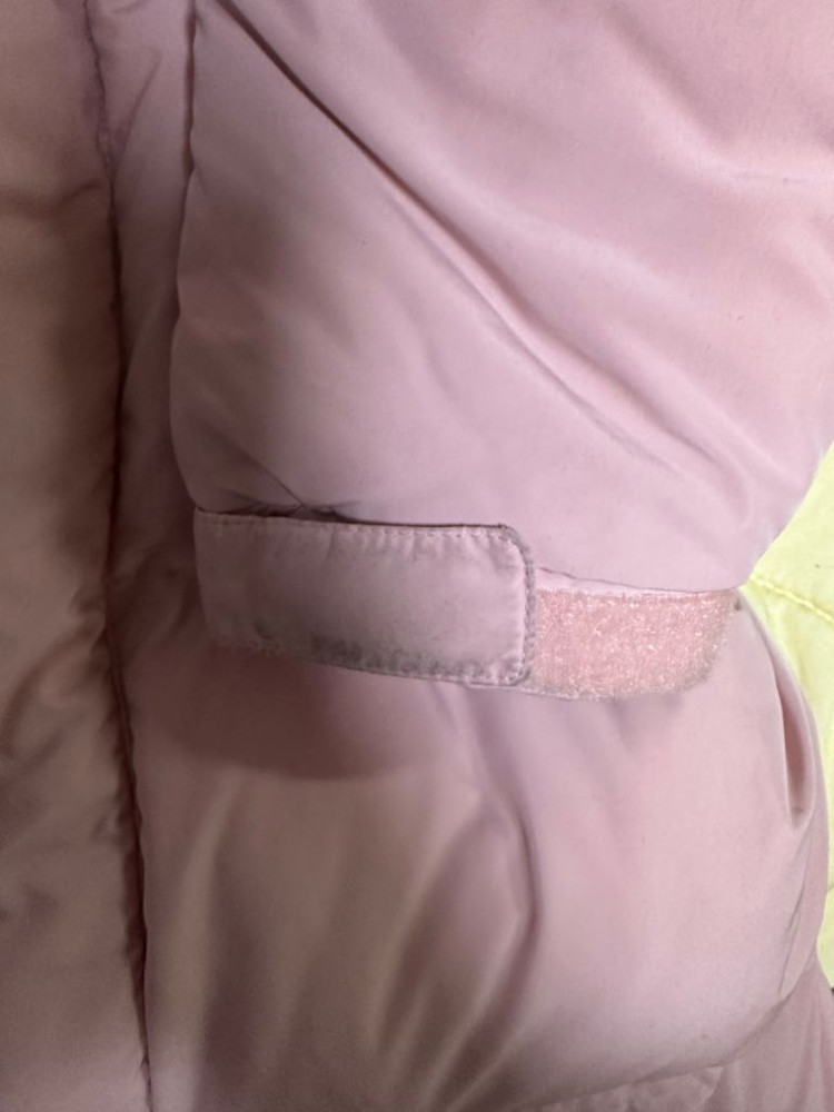 콜롬비아 롱패딩 핑크 xs 중고--3